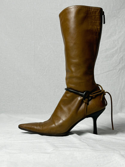 GUCCI STILETTO HEEL BOOTS