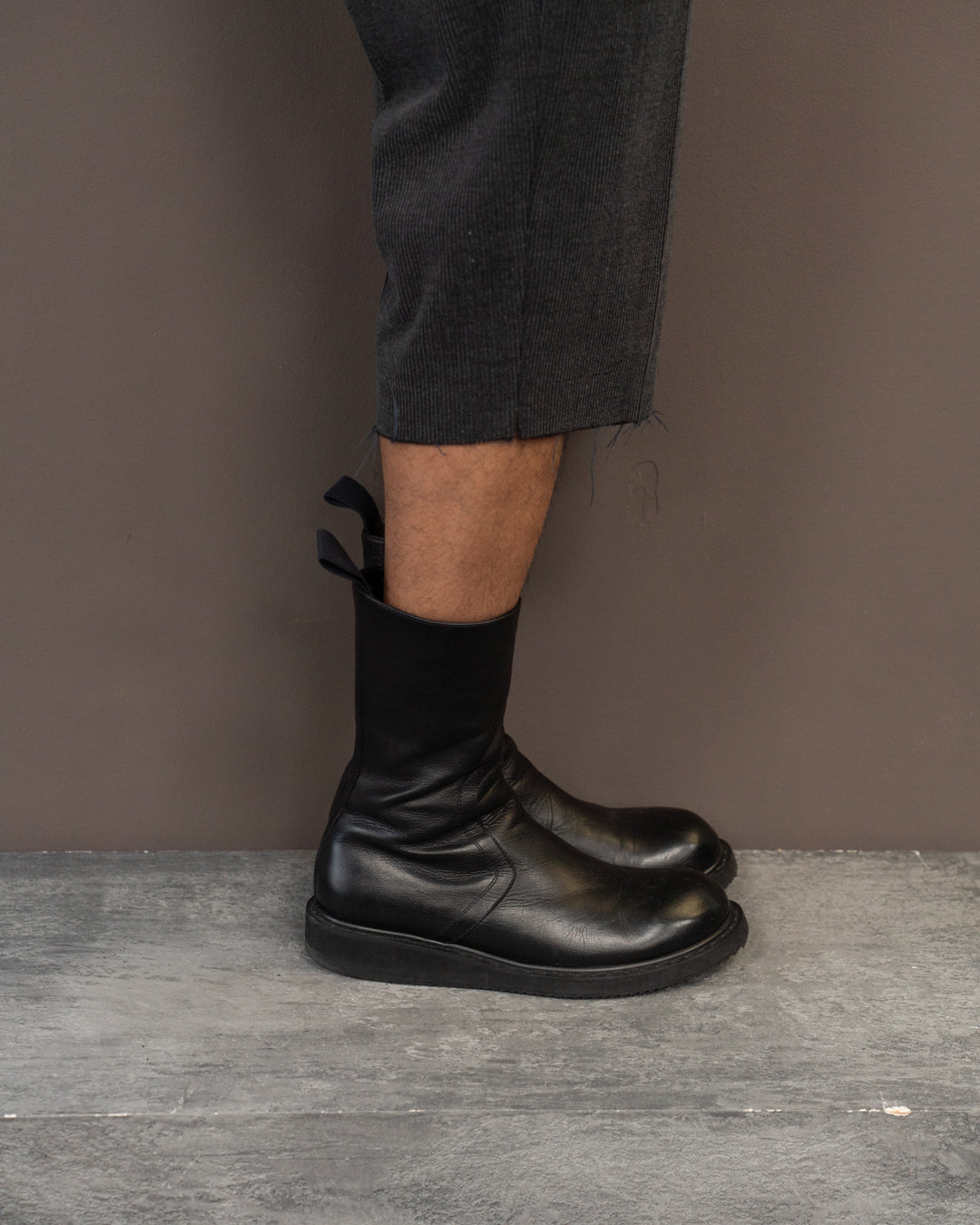 RICK OWENS CREEPER BOOTS (EU 43.5)