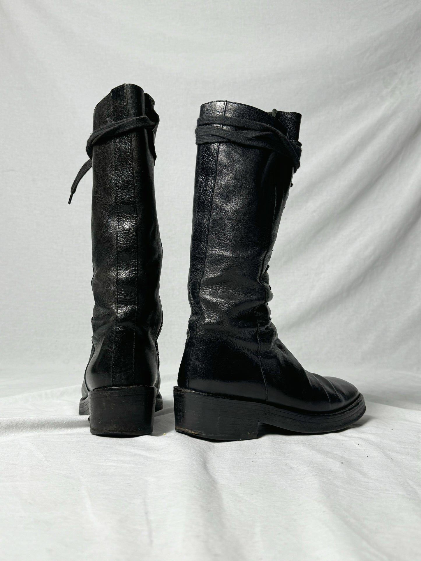 ANN DEMEULEMEESTER COMBAT BOOTS
