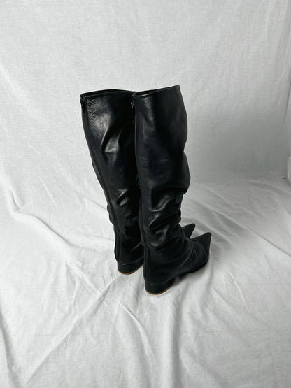 ANN DEMEULEMEESTER KNEE HIGH BOOTS