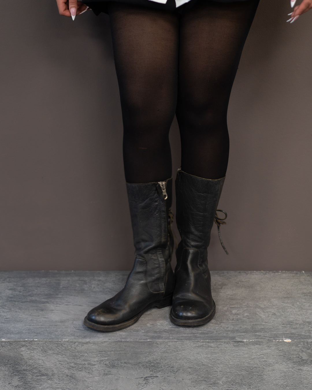 RICK OWENS F/W 2003 LACE UP BOOTS (EU 39)
