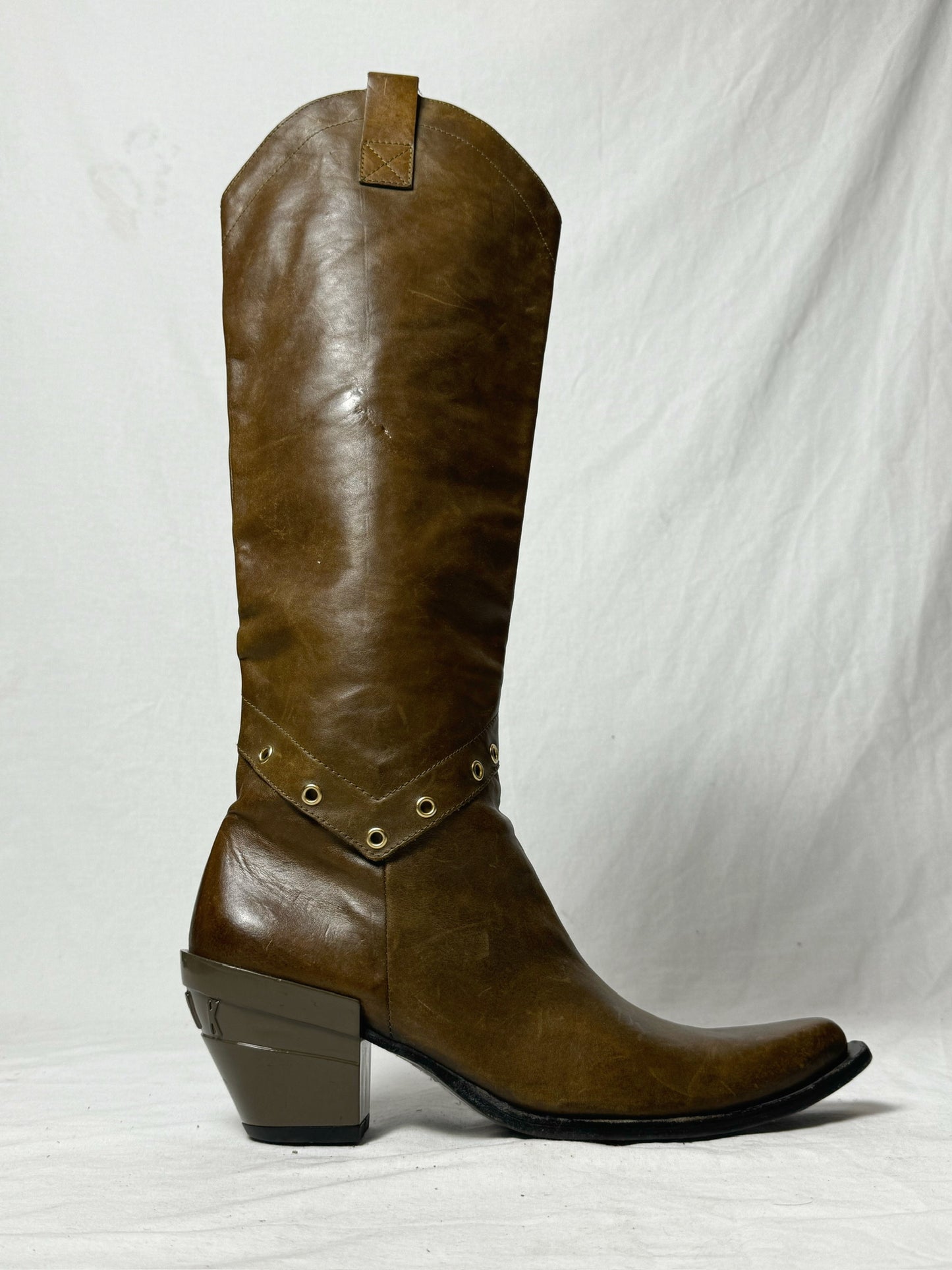 DIRK BIKKEMBERGS EYELET BOOTS