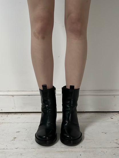 ANN DEMEULEMEESTER KNEE HIGH BOOTS (EU 38, FITS 39)