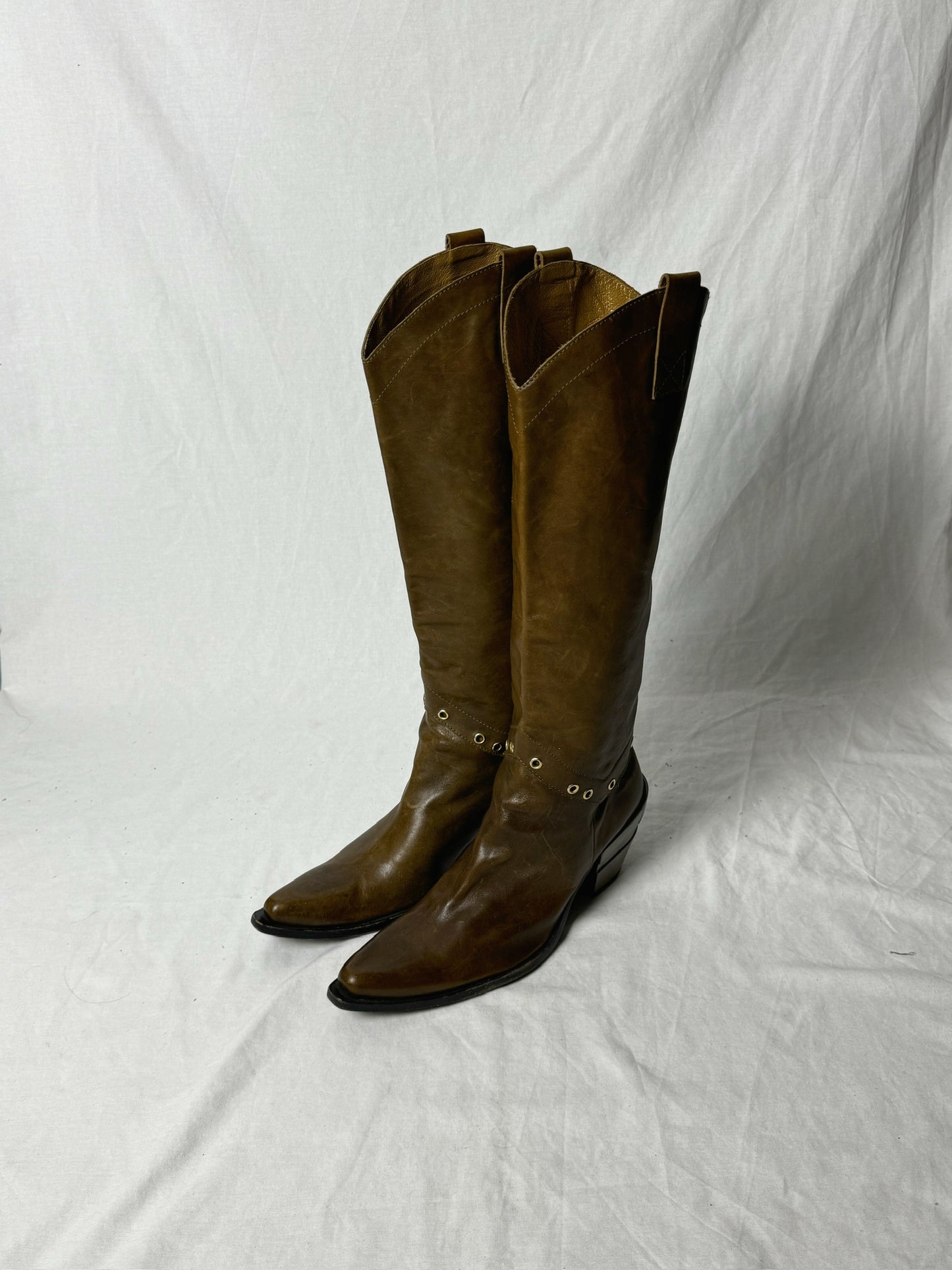 DIRK BIKKEMBERGS EYELET BOOTS
