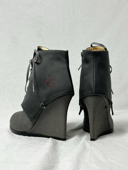 AF VANDEVORST 1980s WEDGE (EU 40)
