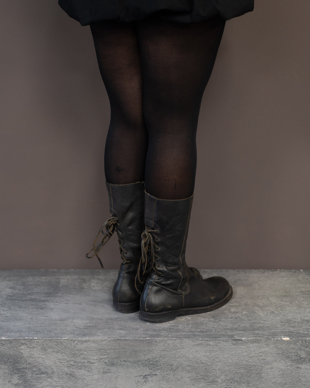 RICK OWENS F/W 2003 LACE UP BOOTS (EU 39)