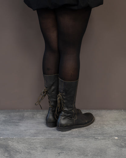 RICK OWENS F/W 2003 LACE UP BOOTS (EU 39)