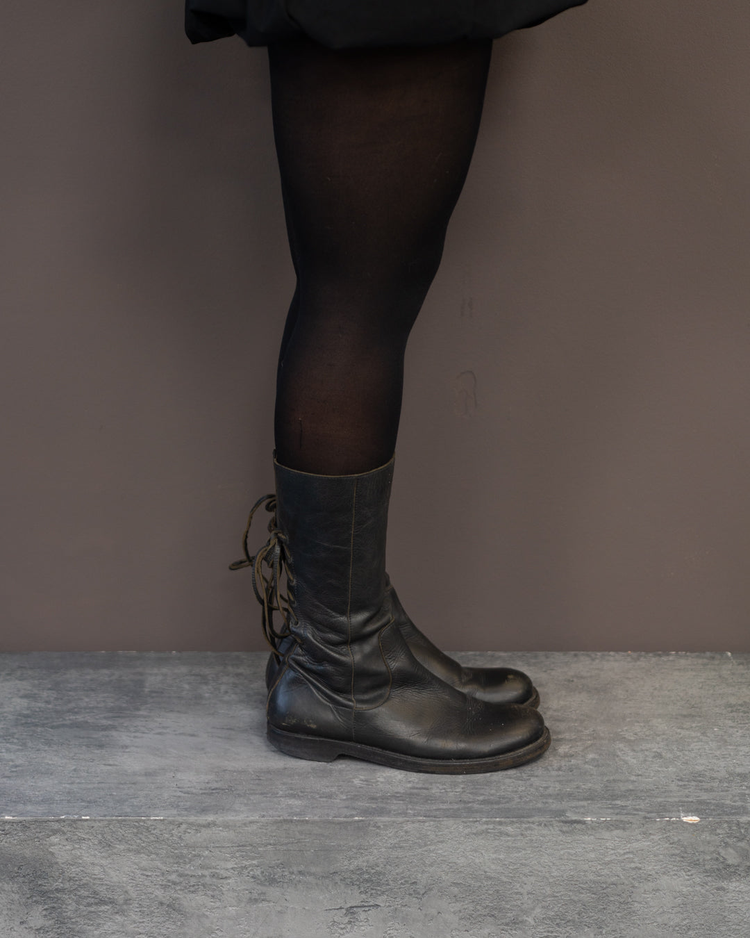 RICK OWENS F/W 2003 LACE UP BOOTS (EU 39)