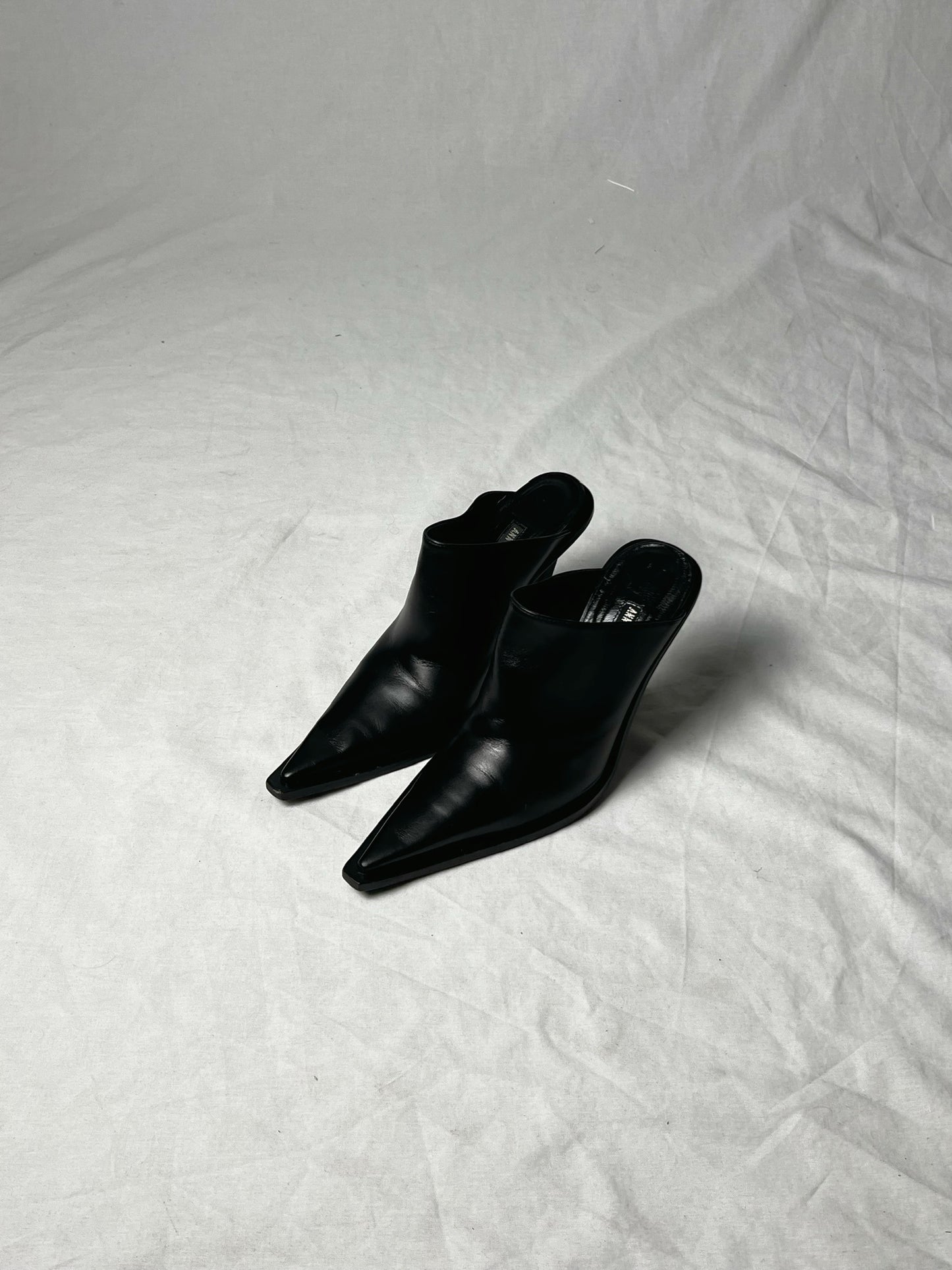 ANN DEMEULEMEESTER MULE HEELS