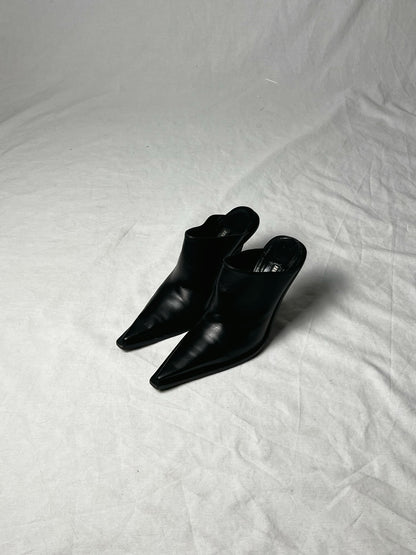 ANN DEMEULEMEESTER MULE HEELS