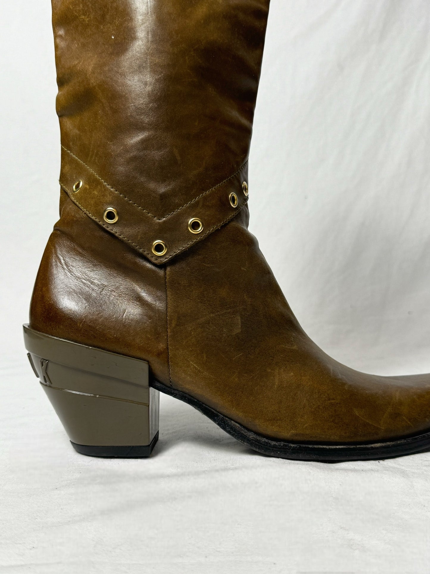 DIRK BIKKEMBERGS EYELET BOOTS