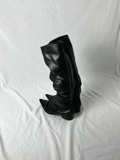 ANN DEMEULEMEESTER KNEE HIGH BOOTS