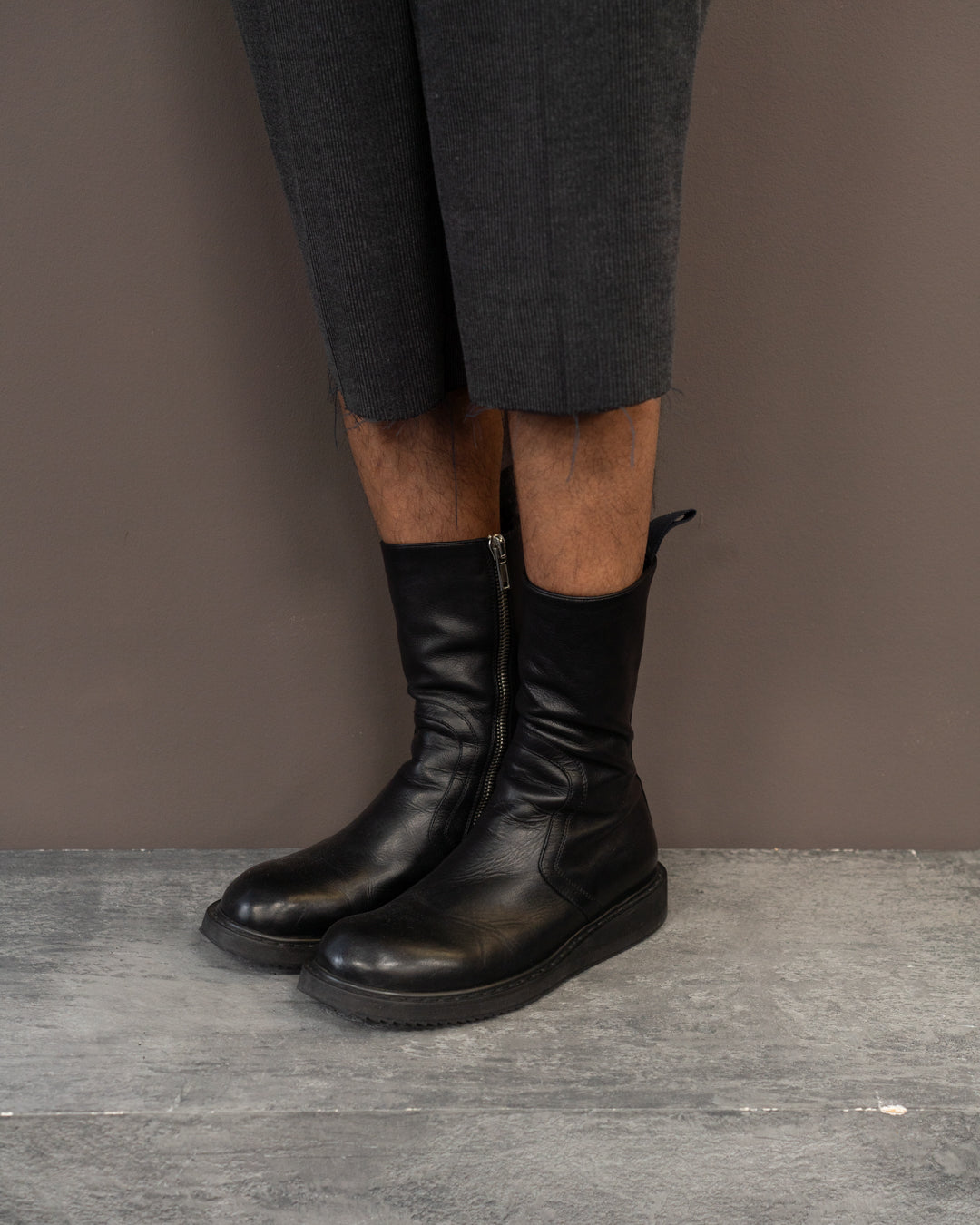 RICK OWENS CREEPER BOOTS (EU 43.5)