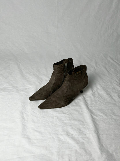 DRIES VAN NOTEN PYTHON BOOTS