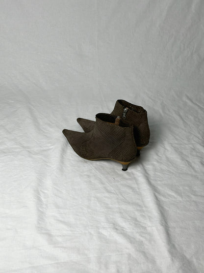 DRIES VAN NOTEN PYTHON BOOTS