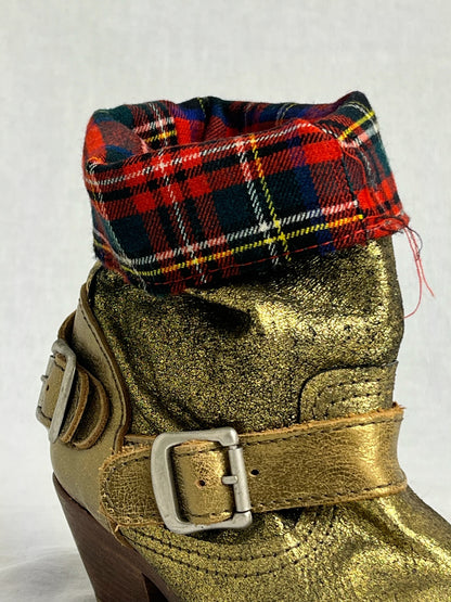 JUNYA WATANABE GOLD BUCKLE BOOT