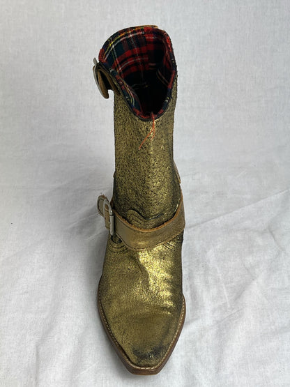 JUNYA WATANABE GOLD BUCKLE BOOT