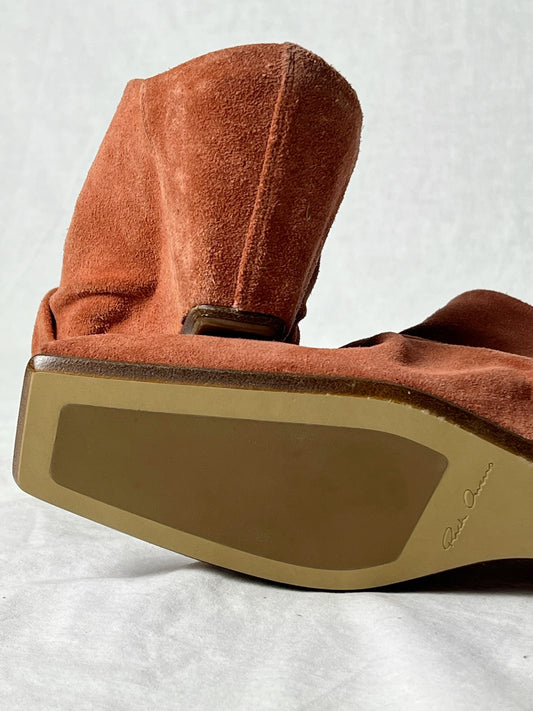 RICK OWENS SUEDE MULE