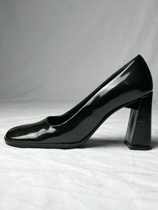 PRADA PATENT HEEL
