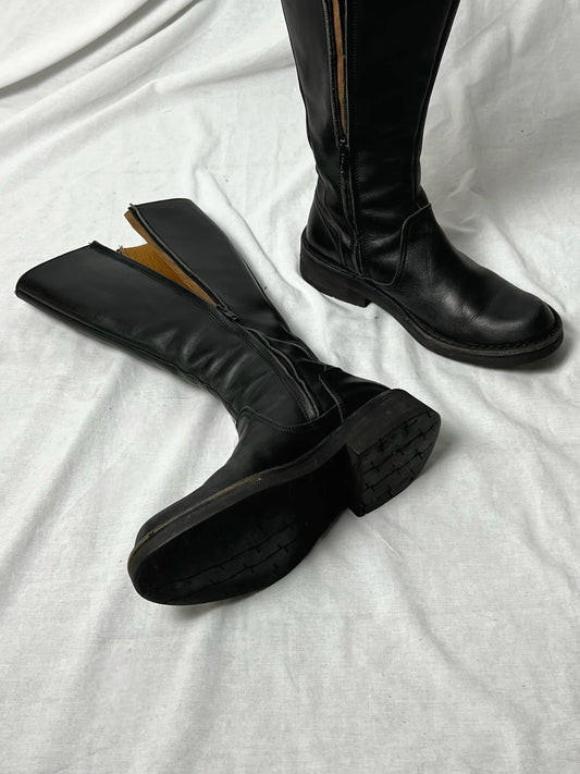 YOHJI YAMAMOTO DOUBLE ZIP BOOT