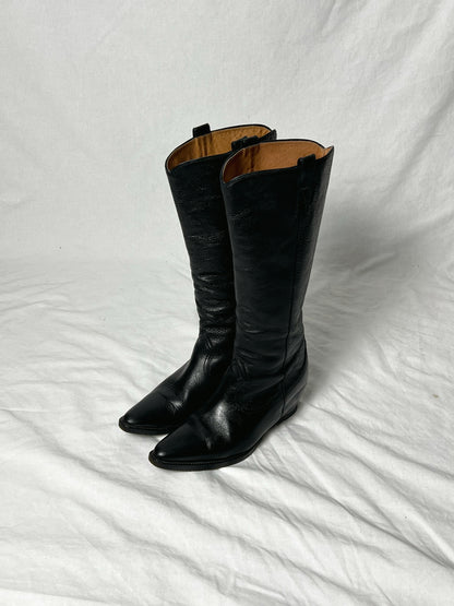 MARGIELA WESTERN S/S 2000 HIDDEN HEEL BOOTS