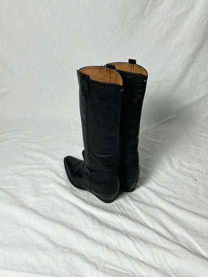 MARGIELA WESTERN S/S 2000 HIDDEN HEEL BOOTS