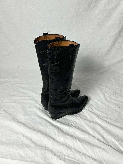 MARGIELA WESTERN S/S 2000 HIDDEN HEEL BOOTS
