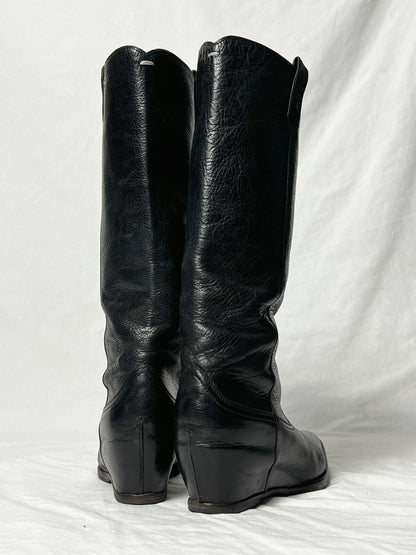 MARGIELA WESTERN S/S 2000 HIDDEN HEEL BOOTS