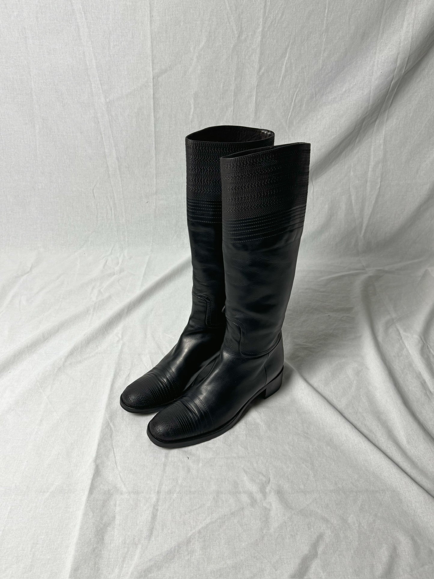 JIL SANDER MID CALF BOOT