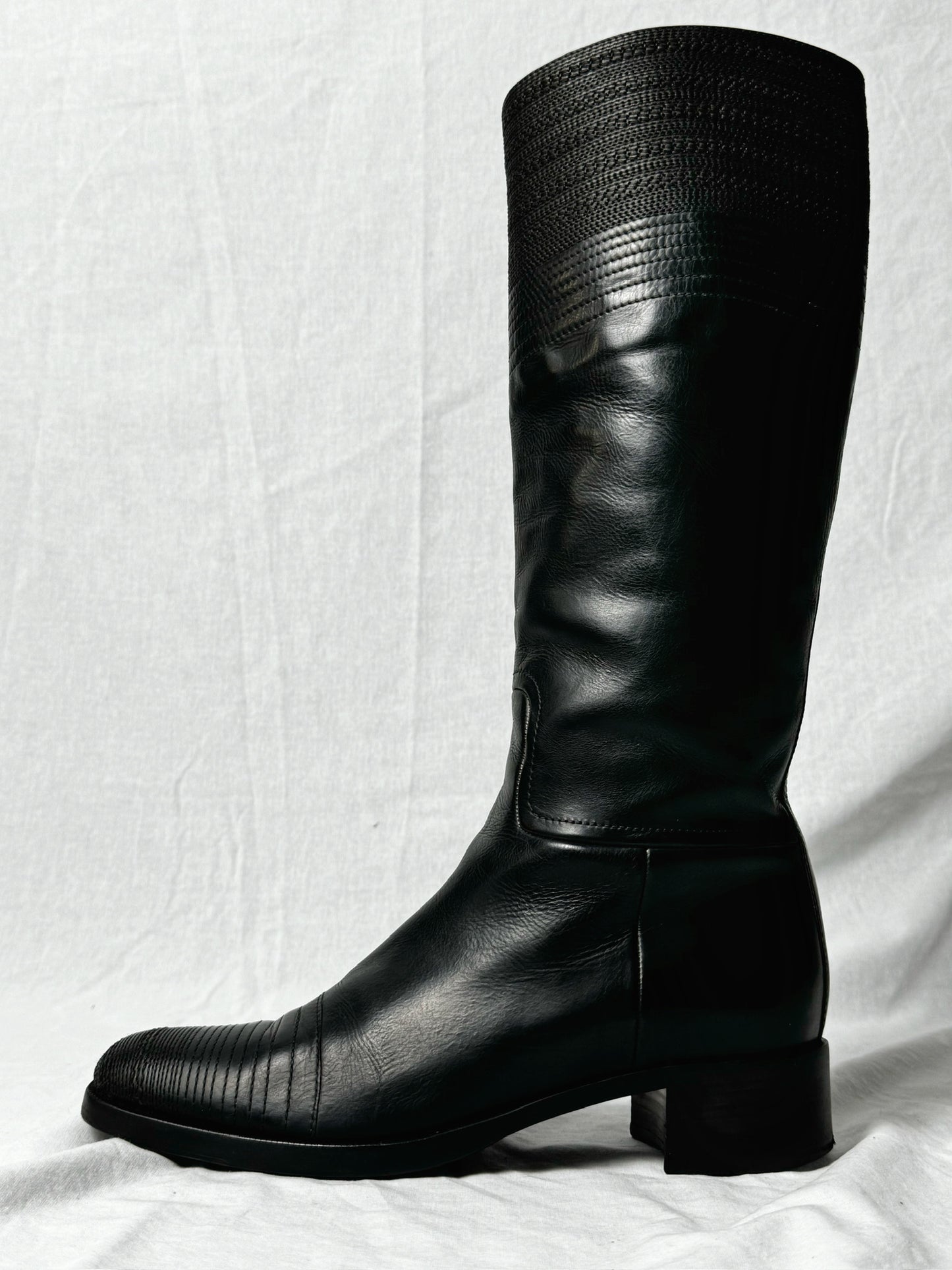JIL SANDER MID CALF BOOT
