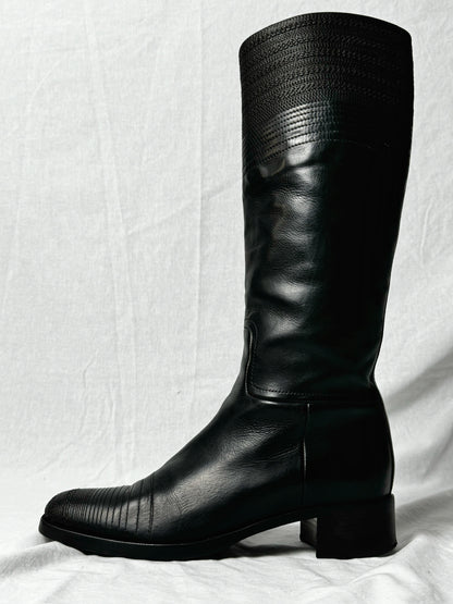 JIL SANDER MID CALF BOOT