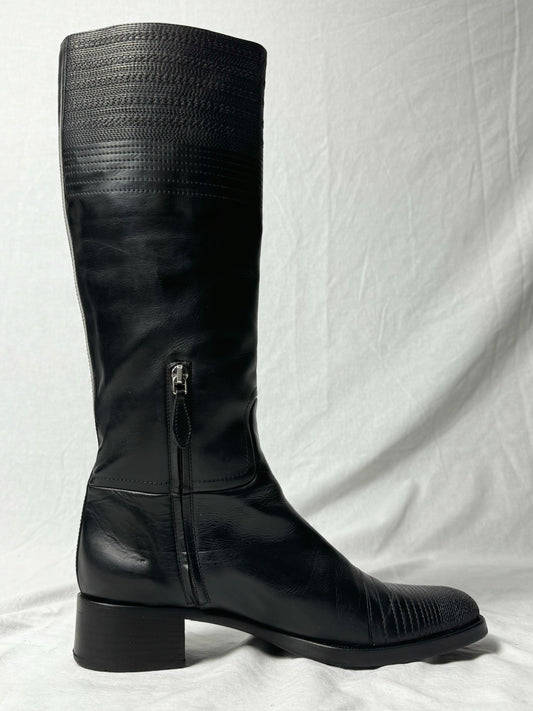 JIL SANDER MID CALF BOOT