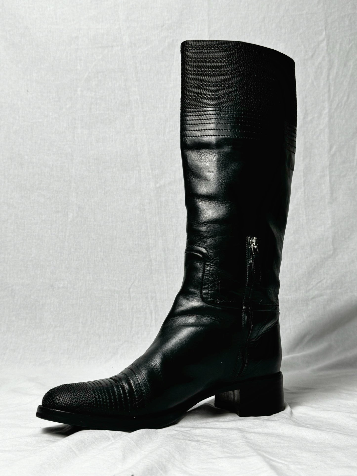 JIL SANDER MID CALF BOOT