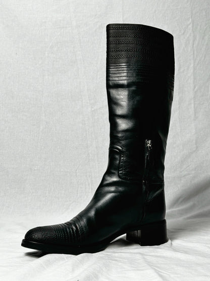 JIL SANDER MID CALF BOOT