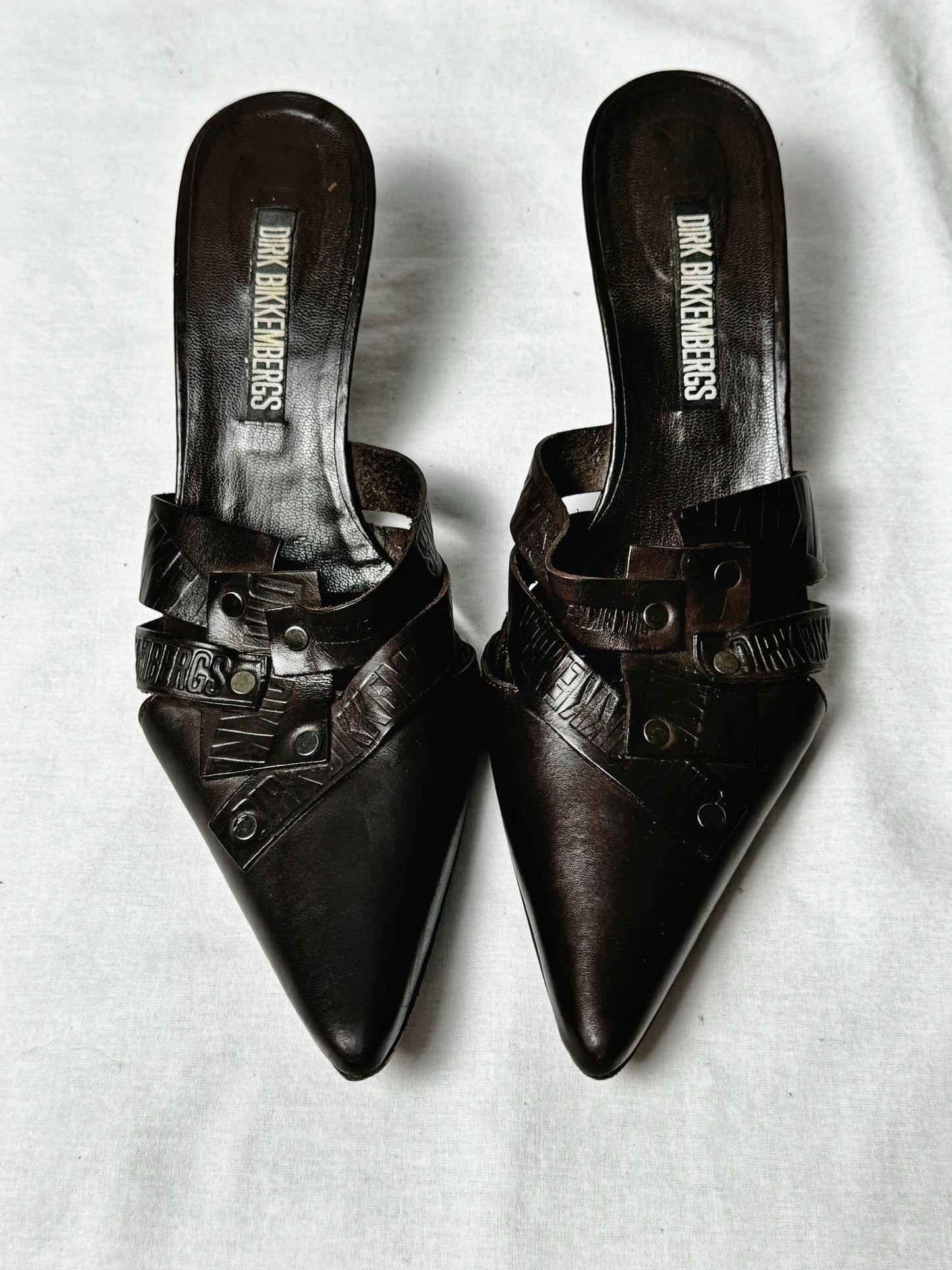 DIRK BIKKEMBERGS MULES (EU 39, FITS 38)