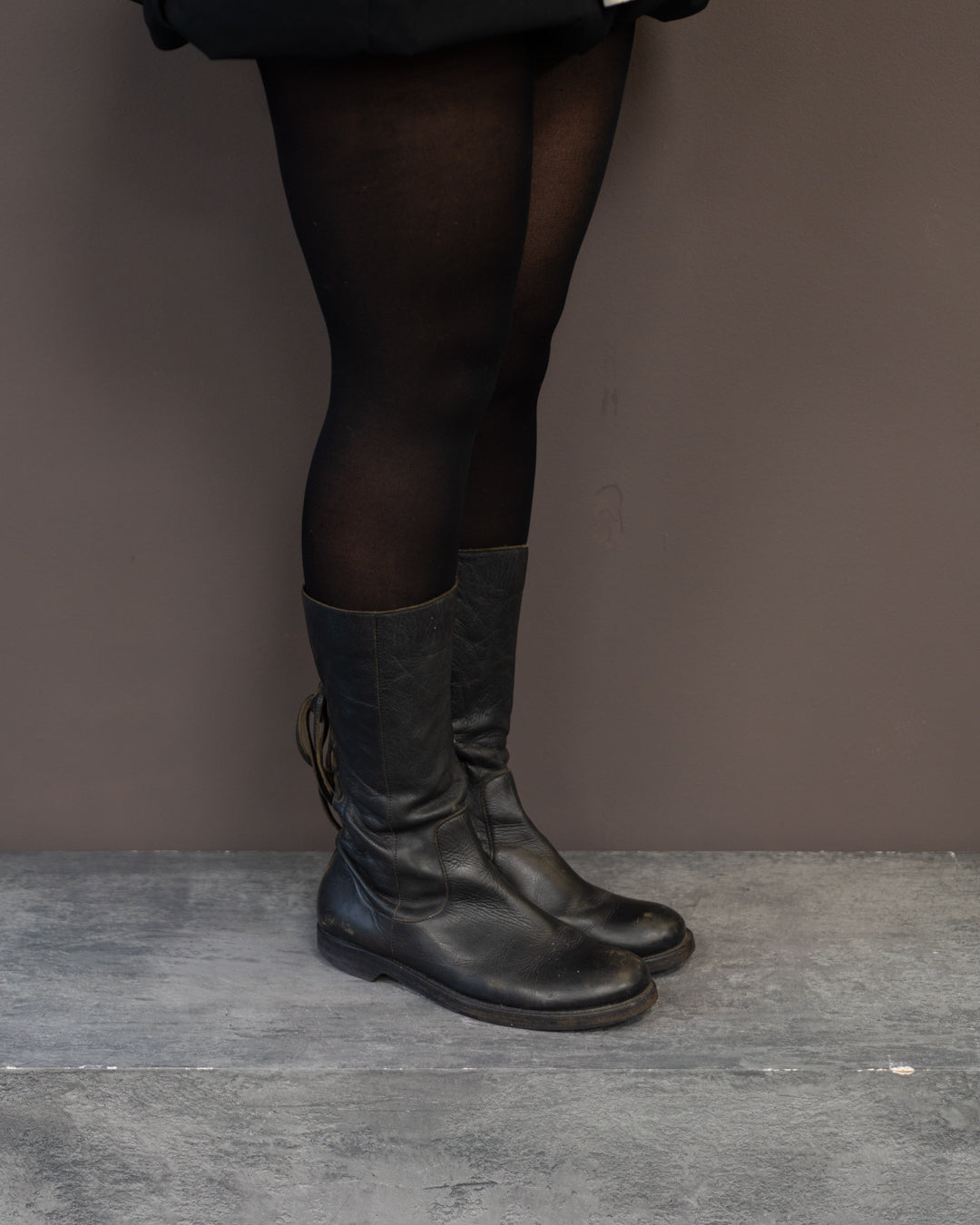 RICK OWENS F/W 2003 LACE UP BOOTS (EU 39)