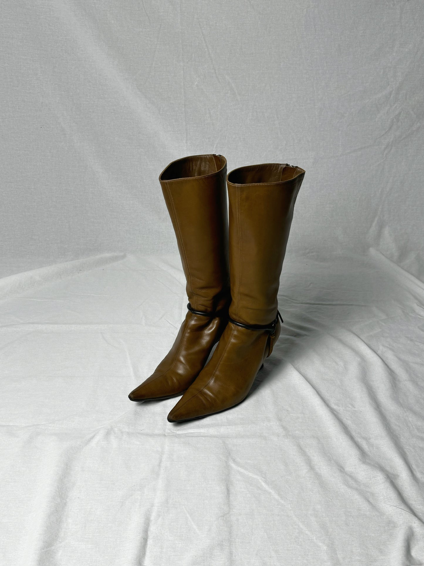 GUCCI STILETTO HEEL BOOTS