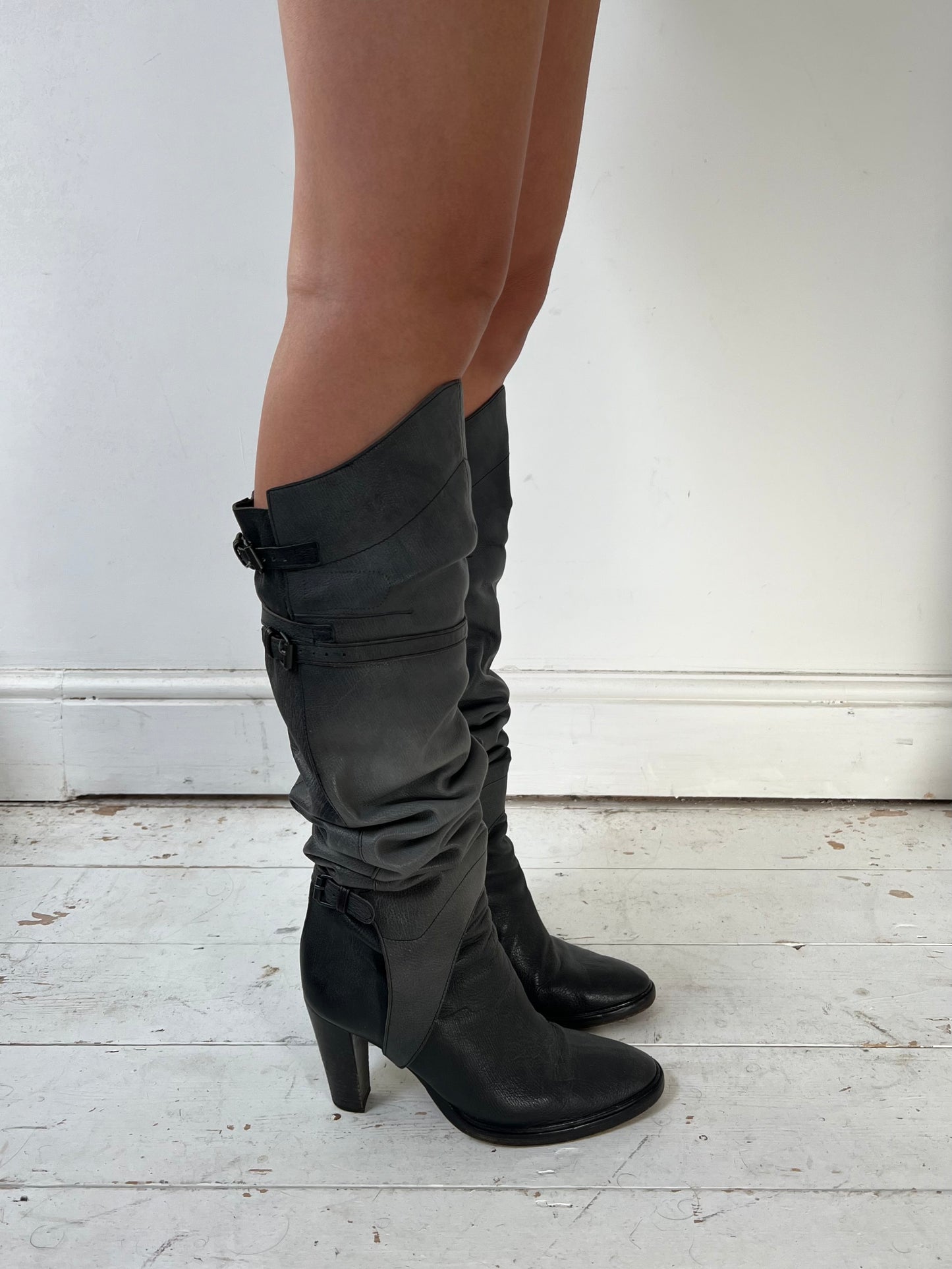 AF VANDEVORST 2006 KNEE HIGH BOOTS (EU 37.5)