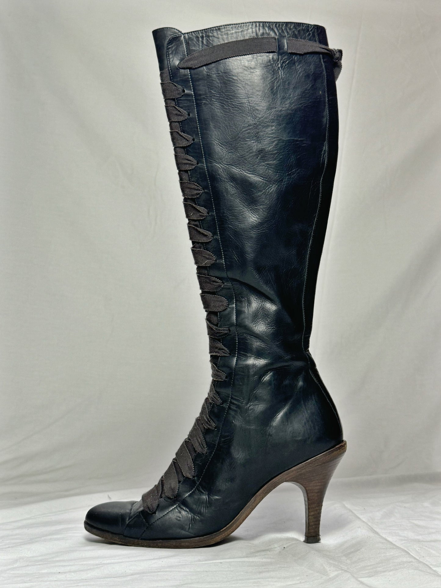 DRIES VAN NOTEN RIBBON BOOTS