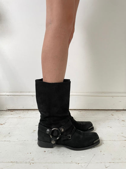 MIU MIU BIKER BOOTS (EU 40.5)