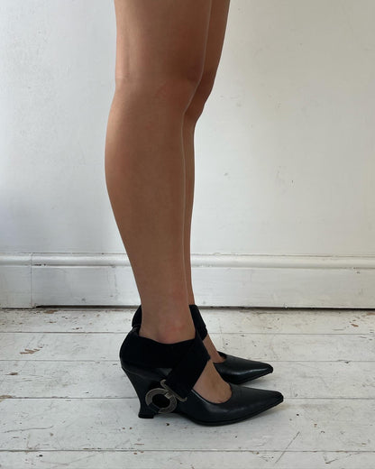 DIRK BIKKEMBERGS PLATFORM SANDALS (EU 39)