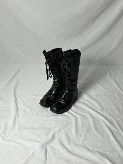ANN DEMEULEMEESTER COMBAT BOOTS
