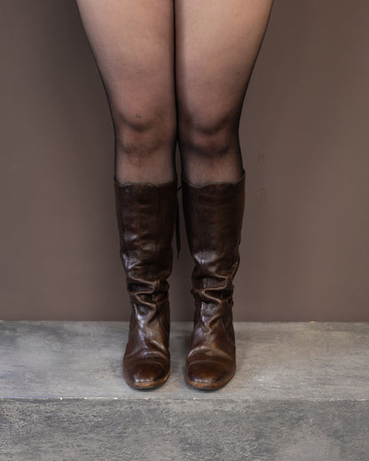 DRIES VAN NOTEN LACE UP BOOTS (EU 41)