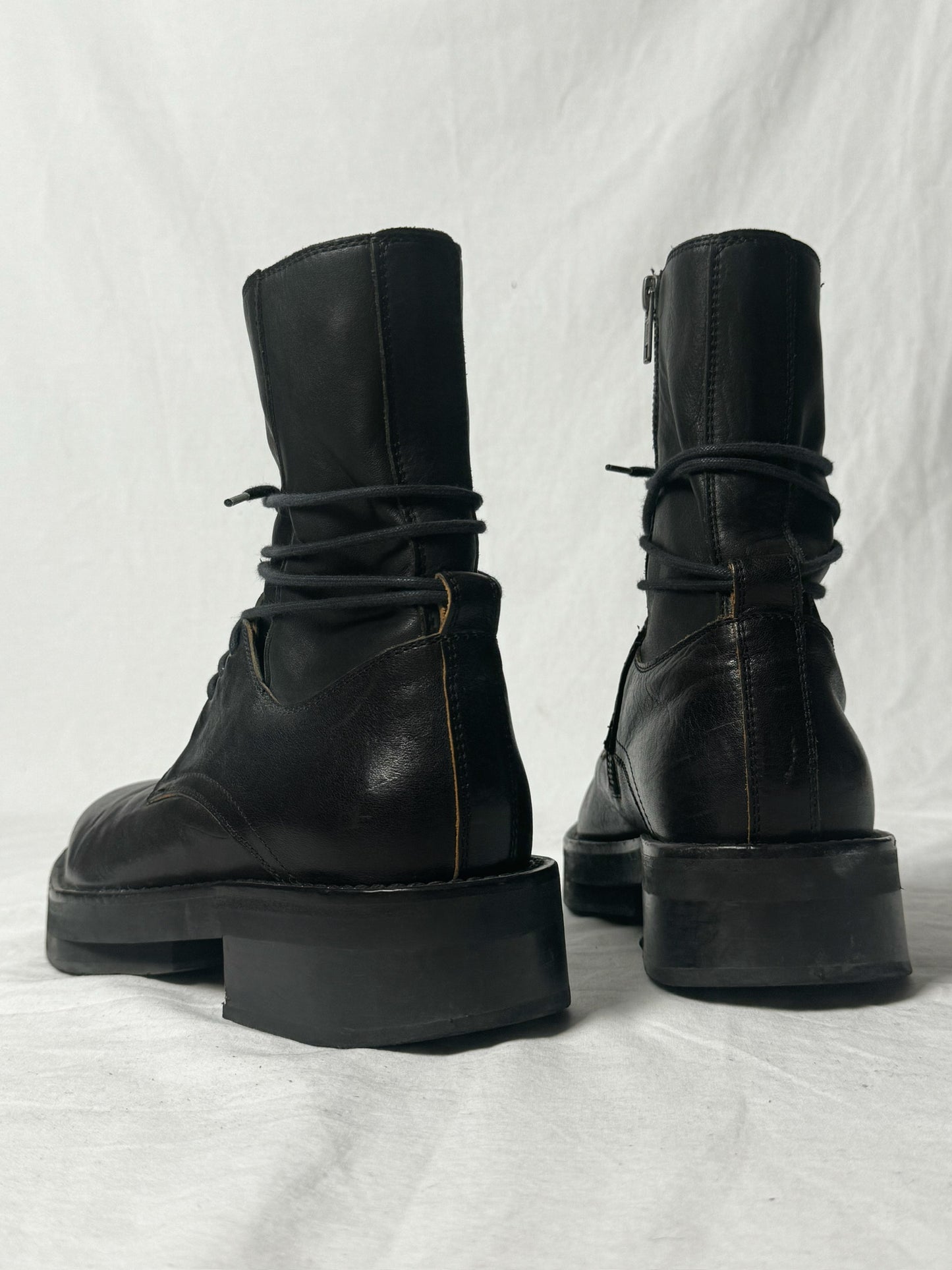 ANN DEMEULEMEESTER LACE UP BOOT