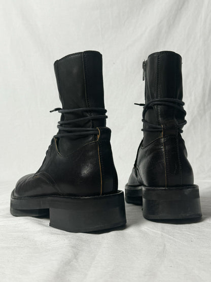 ANN DEMEULEMEESTER LACE UP BOOT