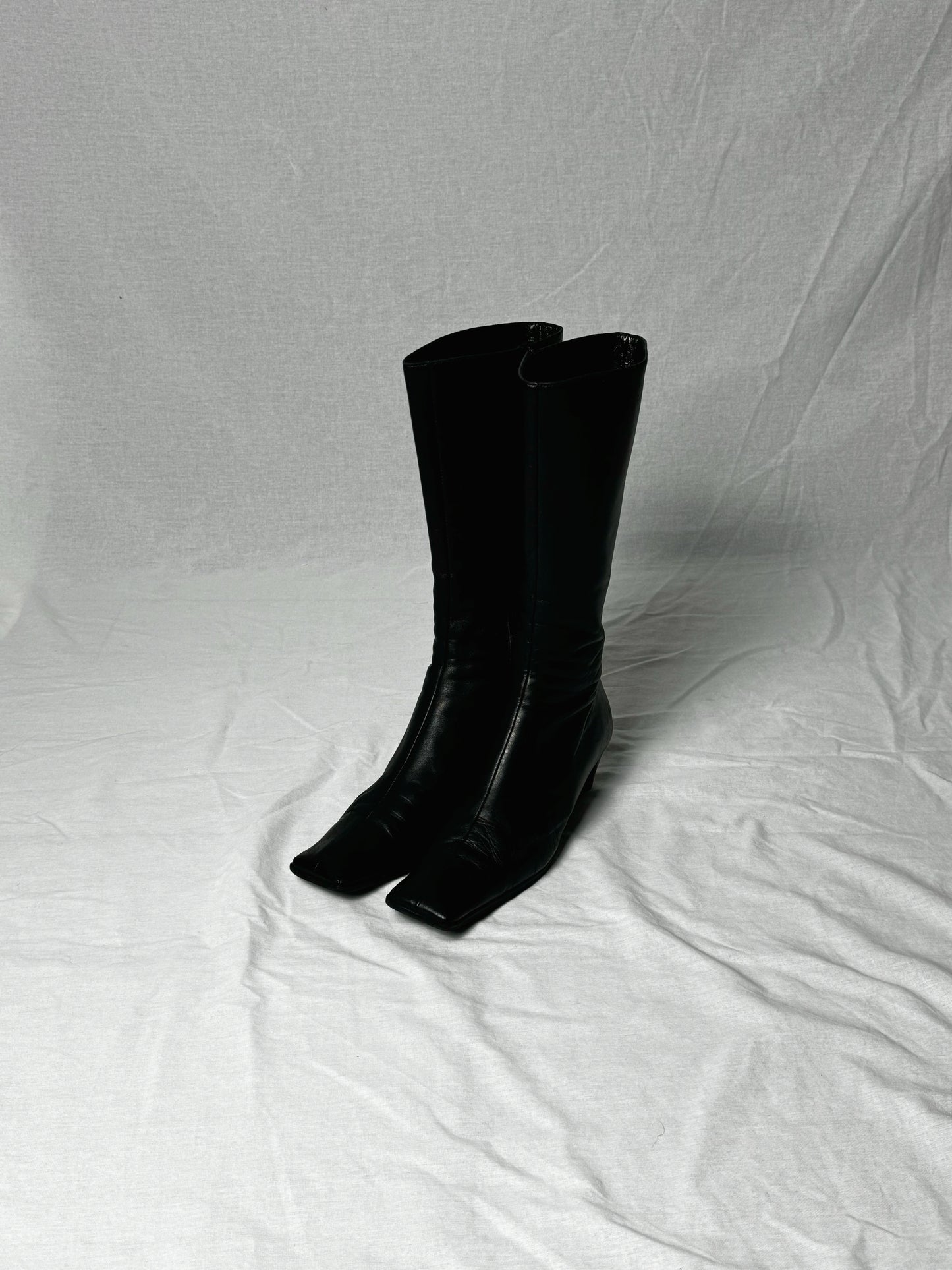 MIU MIU SQUARE TOE MID CALF