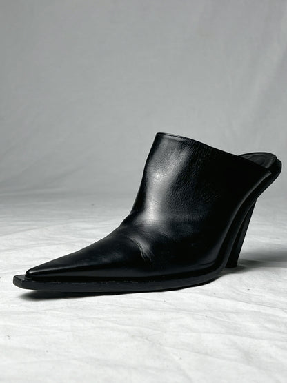 ANN DEMEULEMEESTER MULE HEELS