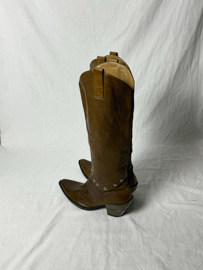 DIRK BIKKEMBERGS EYELET BOOTS