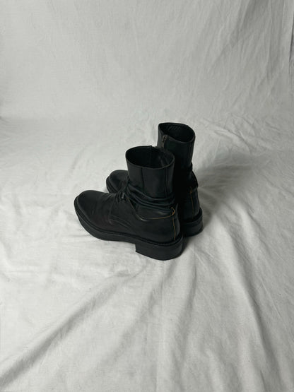 ANN DEMEULEMEESTER LACE UP BOOT