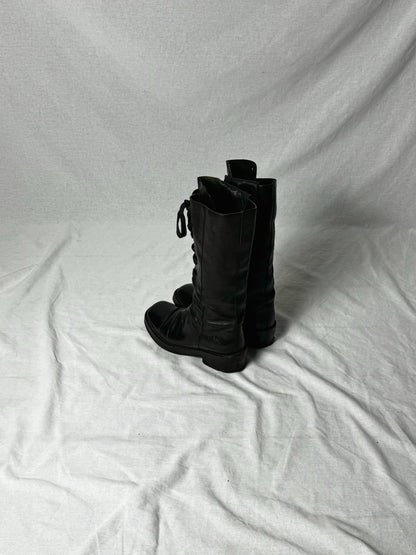 ANN DEMEULEMEESTER COMBAT BOOTS
